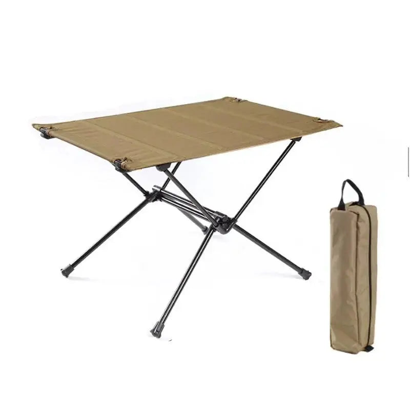 Aluminum Camping Folding Table Aluminum Camping Folding Table CampNeat Khaki 