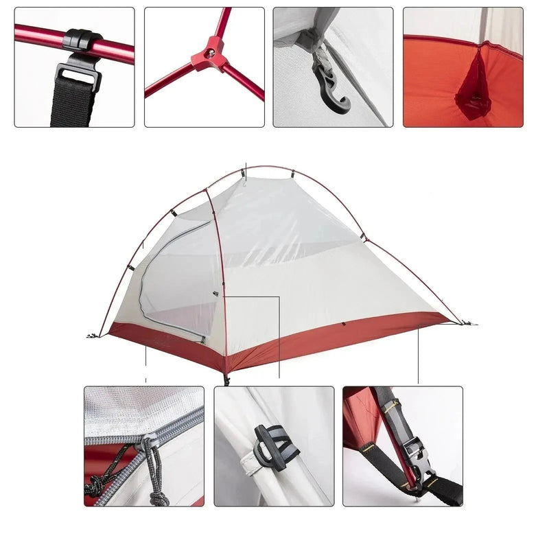 BISINNA Ultralight Tent 2 Person BISINNA Ultralight Tent 2 Person CampNeat 