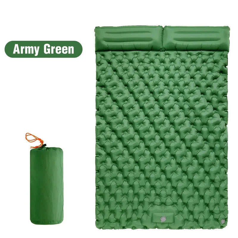 Double Inflatable Mattress WESTTUNE Double Inflatable Mattress WESTTUNE CampNeat Army Green 