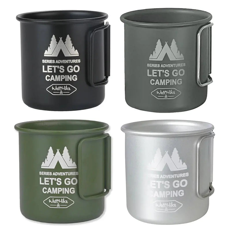 Aluminum Camping Mug by WELLHIKE CampNeat