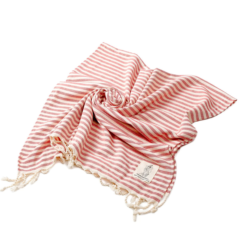 Luxury Turkish Cotton Towel with Tassels – Spa & Beach