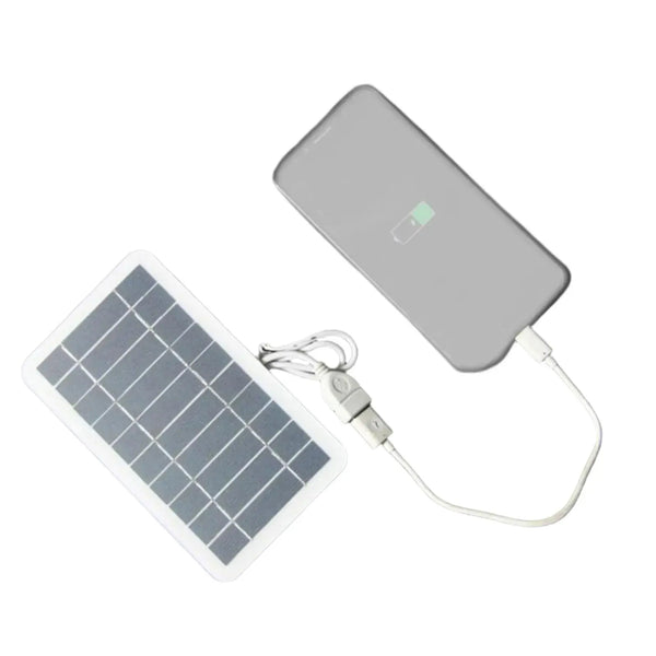 Portable Solar Charger 5V 2W USB Panel CampNeat